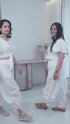 WHITE DRAW STRING COORD SET